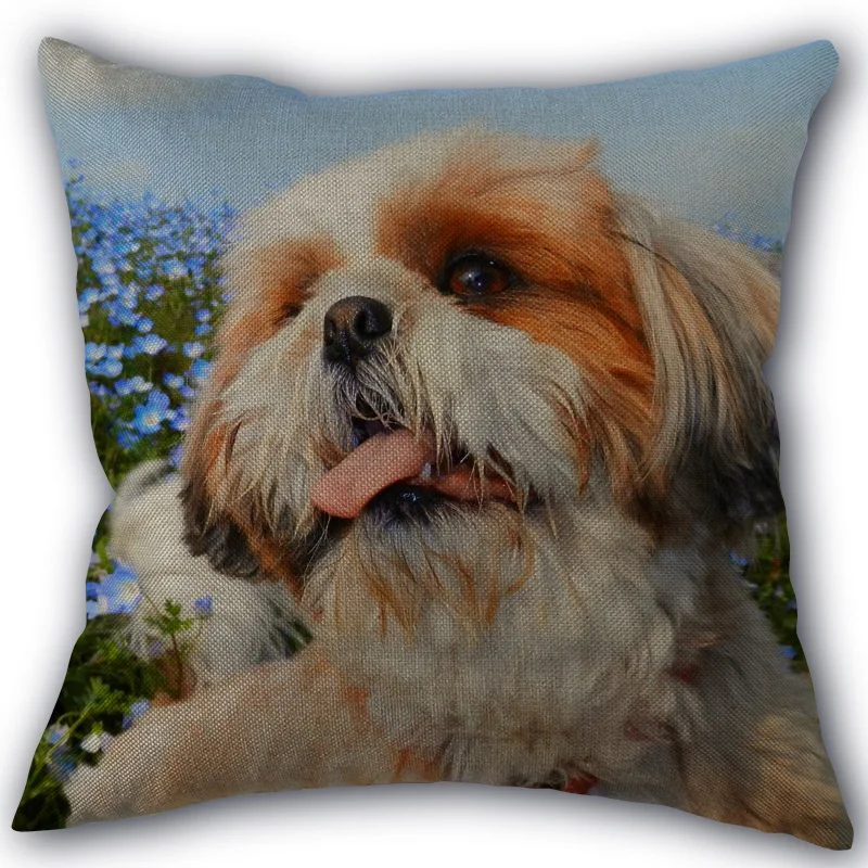 New Arrival Cute Gog In FlowersPillowcase Cotton Linen Fabric Square Zipper Pillowcase 45X45cm Wedding Decorative Pillow cover
New Arrival Cute Gog In FlowersPillowcase Cotton Linen Fabric Square Zipper Pillowcase 45X45cm Wedding Decorative Pillow cover