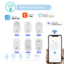 NEW Tuya Smart Life WIFI Smart Plug Socket 10A Outlet Remote Control Timing Voice Command Works with Alexa Google Home Siri
NEW Tuya Smart Life WIFI Smart Plug Socket 10A Outlet Remote Control Timing Voice Command Works with Alexa Google Home Siri