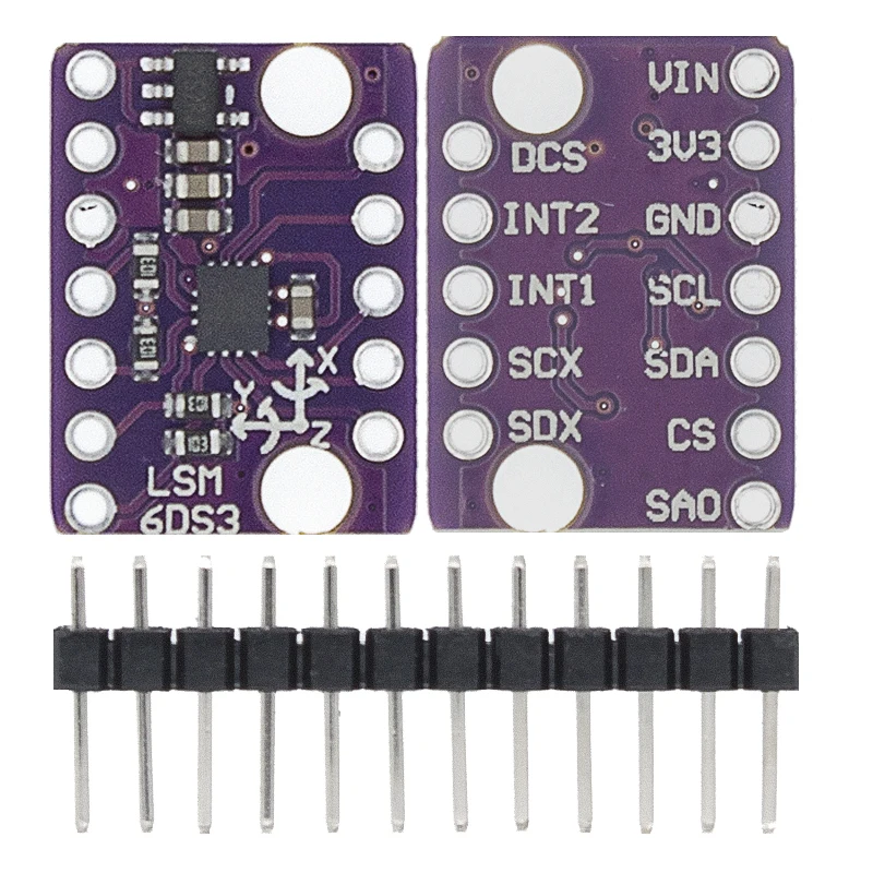 GY-LSM6DS3 LSM6DS3 акселерометр гироскоп Встроенный цифровой Температура Сенсор модуль