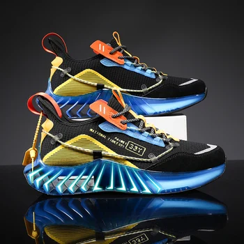 2020 New Fashion Men Running Shoes Breathable Mesh Sports Shoes Blade Sneakers Luxury Brand Casual Shoes for Men Tenis masculino 
2020 New Fashion Men Running Shoes Breathable Mesh Sports Shoes Blade Sneakers Luxury Brand Casual Shoes for Men Tenis masculino