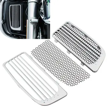 Motorcycle Chrome Radiator Grills Lower Fairing Twin Cooled For Harley Road Street Glide Ultra FLHTK FLHTKL FLTRU FLTRK 14-20
Motorcycle Chrome Radiator Grills Lower Fairing Twin Cooled For Harley Road Street Glide Ultra FLHTK FLHTKL FLTRU FLTRK 14-20