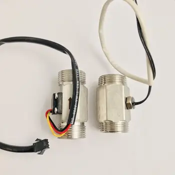 SUS304 USS-HS43TB Hall Effect Water Flow Sensor 2-45L/min G3/4" Threaded Ends with NTC50K Integrated Nipple BSPP3/4"
SUS304 USS-HS43TB Hall Effect Water Flow Sensor 2-45L/min G3/4" Threaded Ends with NTC50K Integrated Nipple BSPP3/4"