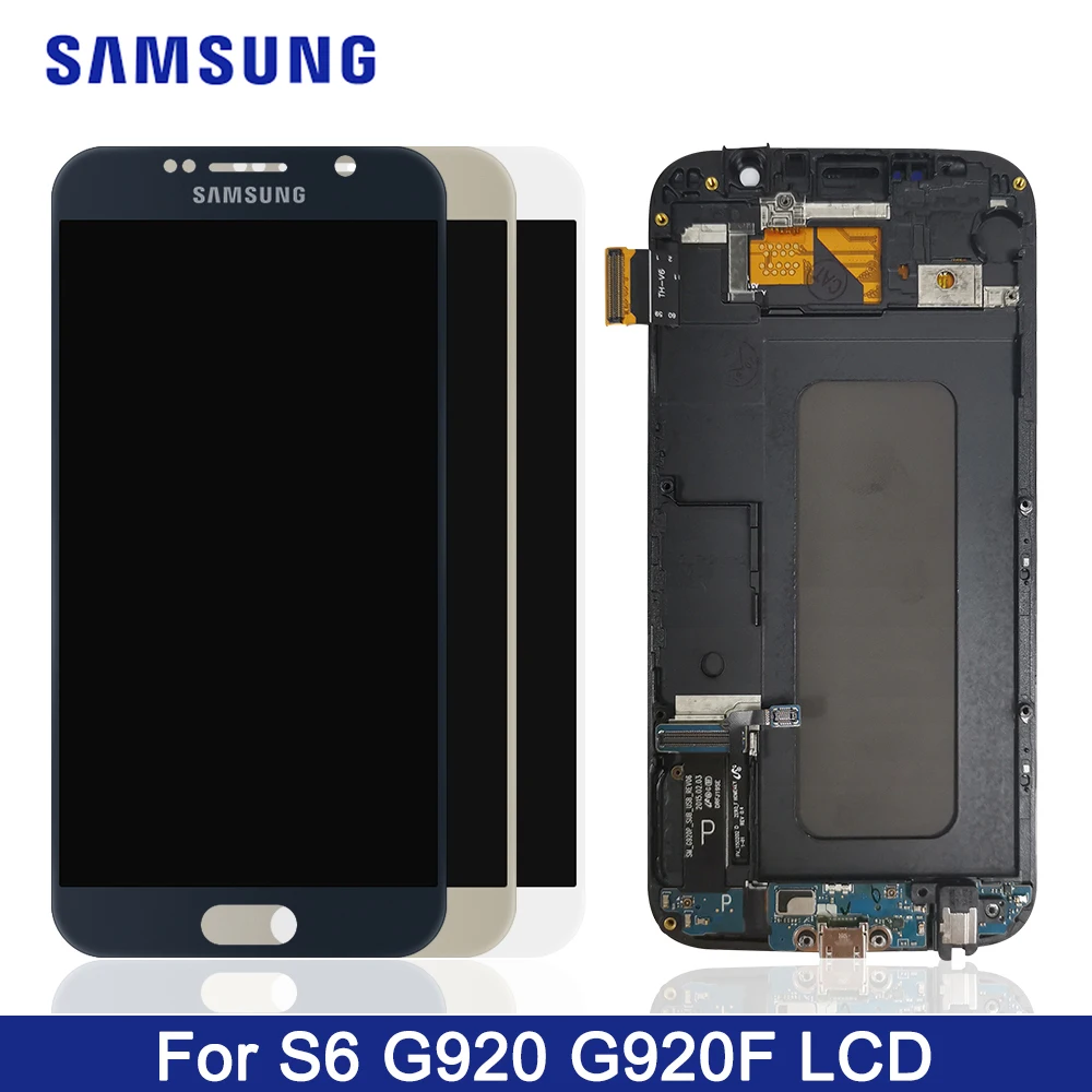 Mobile Display Screen for Samsung Galaxy G920F G920 S6 Digitizer LCD Display With Frame for Samsung G920F G920 Display
Mobile Display Screen for Samsung Galaxy G920F G920 S6 Digitizer LCD Display With Frame for Samsung G920F G920 Display