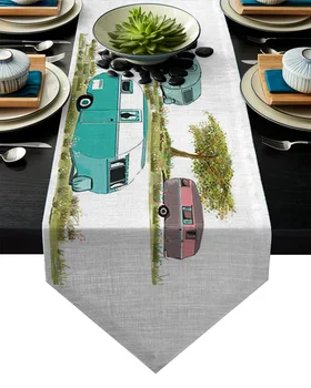 Rv Tree Grass Table Runner Table Flag Home Party Decorative Tablecloth Table Runners for Wedding
Rv Tree Grass Table Runner Table Flag Home Party Decorative Tablecloth Table Runners for Wedding