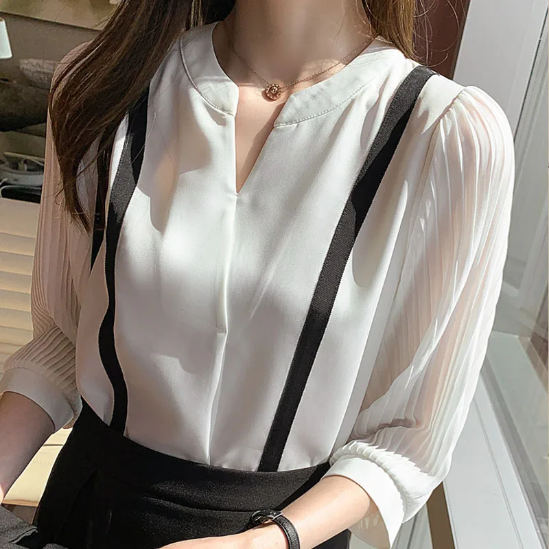 Fashion V-neck Chiffon Shirts Women Tops and Blosue 2021 Casual Shirts Blusa Feminina Free Shipping Items Clothes for Women 1245
Fashion V-neck Chiffon Shirts Women Tops and Blosue 2021 Casual Shirts Blusa Feminina Free Shipping Items Clothes for Women 1245