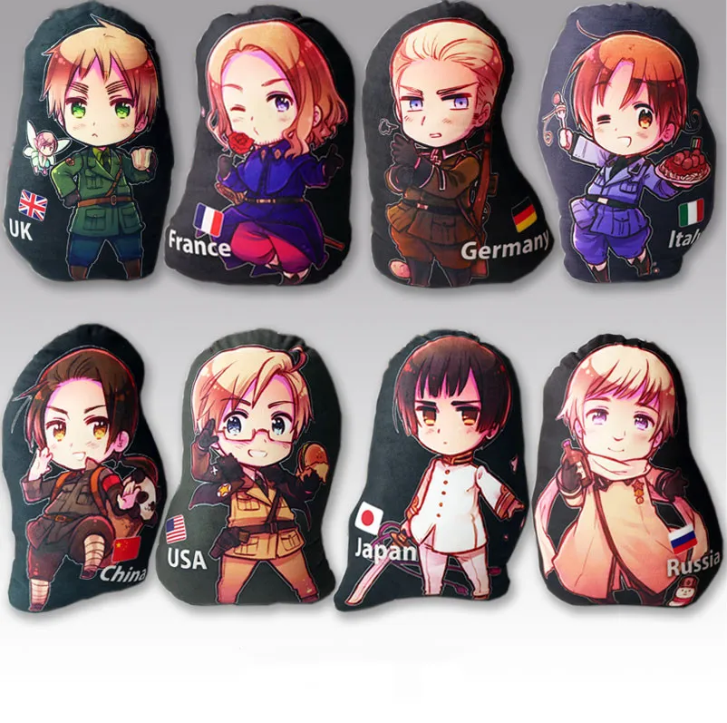 Anime APH Italy Prussia UK USA Plush Toy Soft Stuffed Axis Powers Hetalia Pillow Dolls For Kid Birthday Gift
Anime APH Italy Prussia UK USA Plush Toy Soft Stuffed Axis Powers Hetalia Pillow Dolls For Kid Birthday Gift