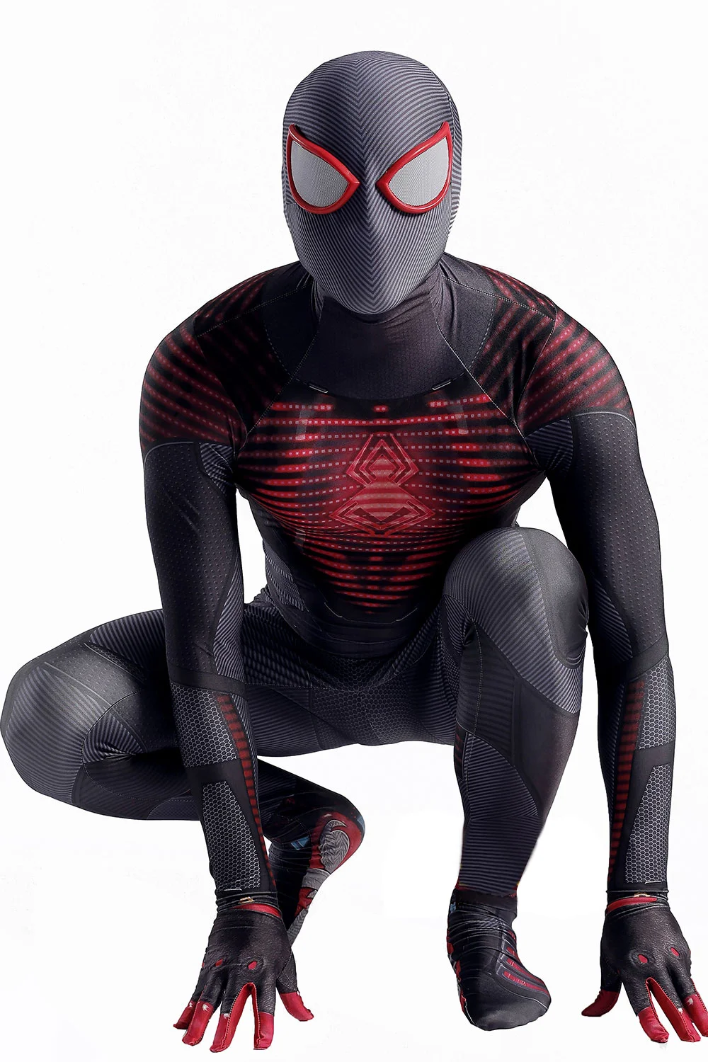 PS5 Spiderman Miles Morales Advanced Tech Suit Costume Cosplay Superhero Zentai Bodysuits Spandex Halloween Costume Adult Kids
PS5 Spiderman Miles Morales Advanced Tech Suit Costume Cosplay Superhero Zentai Bodysuits Spandex Halloween Costume Adult Kids