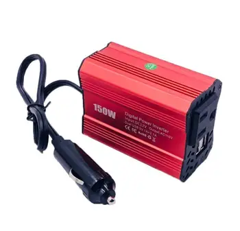 Dual USB 150W DC 12V to AC 110V/220V Power Converter Car Charger Adapter Car Inverter US Socket
Dual USB 150W DC 12V to AC 110V/220V Power Converter Car Charger Adapter Car Inverter US Socket