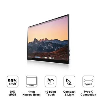 Portable Monitor 13.3 1080P IPS Screen USB Type C HDMI Display High Quality Thin for PC laptop Ps4 Switch Xbox 10-Point Touch
Portable Monitor 13.3 1080P IPS Screen USB Type C HDMI Display High Quality Thin for PC laptop Ps4 Switch Xbox 10-Point Touch