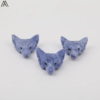 3PCS/Lot,30x35mm Natural Stone Sodalite Carved Wolf Head Pendant Necklace Fashion Women Figurine Wolf Head Jewelry XG-26AMAH 
3PCS/Lot,30x35mm Natural Stone Sodalite Carved Wolf Head Pendant Necklace Fashion Women Figurine Wolf Head Jewelry XG-26AMAH