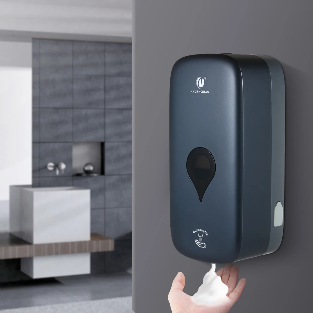CHUANGDIAN Automatic Soap Dispenser Spray Liquid Foam Dispenser Wall Mounted Machine Touchless Infrared Hand Saniziter 1000ml
CHUANGDIAN Automatic Soap Dispenser Spray Liquid Foam Dispenser Wall Mounted Machine Touchless Infrared Hand Saniziter 1000ml