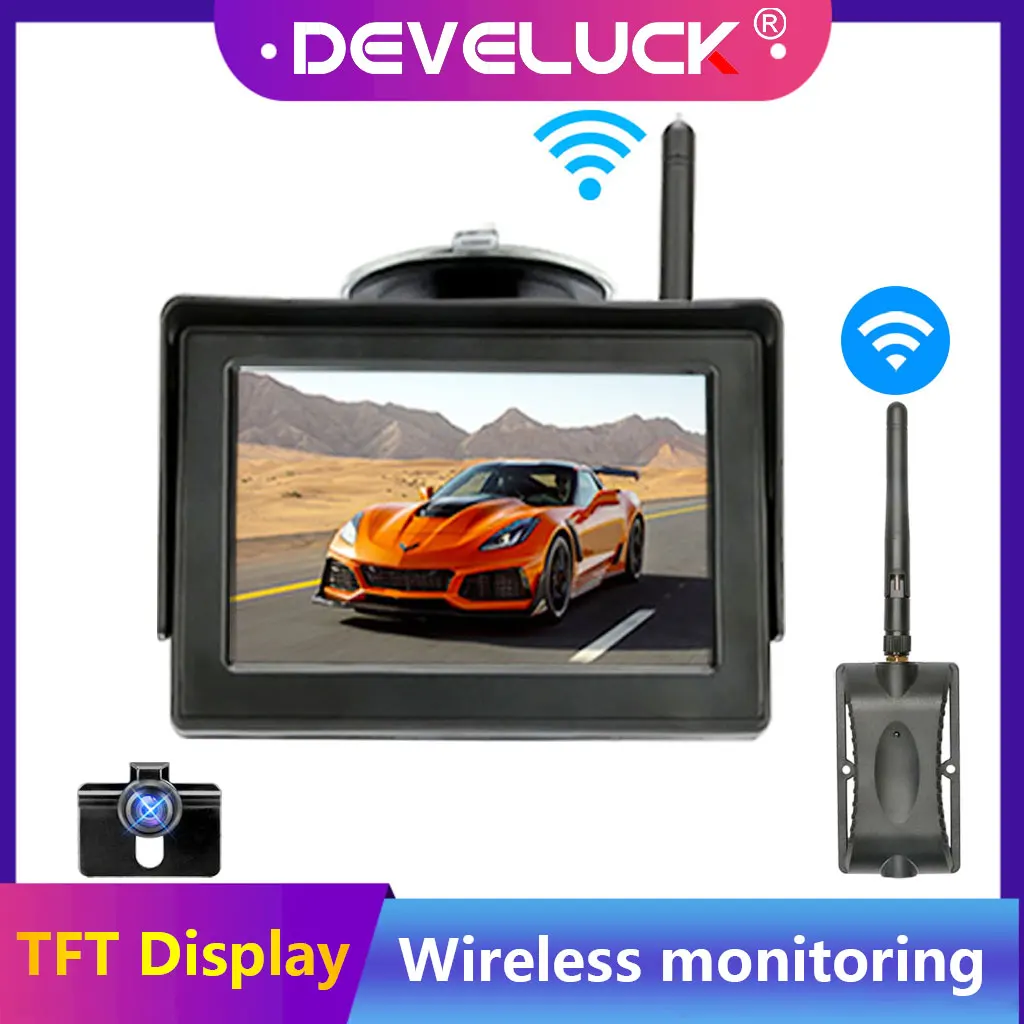 Jansite 4.3" Car Monitor TFT Display Wireless View Backup Rear Camera Reversing for Pickup Truck Minivan 12V HD Reversing Image
Jansite 4.3" Car Monitor TFT Display Wireless View Backup Rear Camera Reversing for Pickup Truck Minivan 12V HD Reversing Image