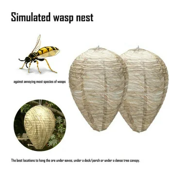 2 X Anti Wasp Simulated Paper Decoy Wasp Nest Hanging Tree Pest Control Bee Fake Farm Accessories
2 X Anti Wasp Simulated Paper Decoy Wasp Nest Hanging Tree Pest Control Bee Fake Farm Accessories