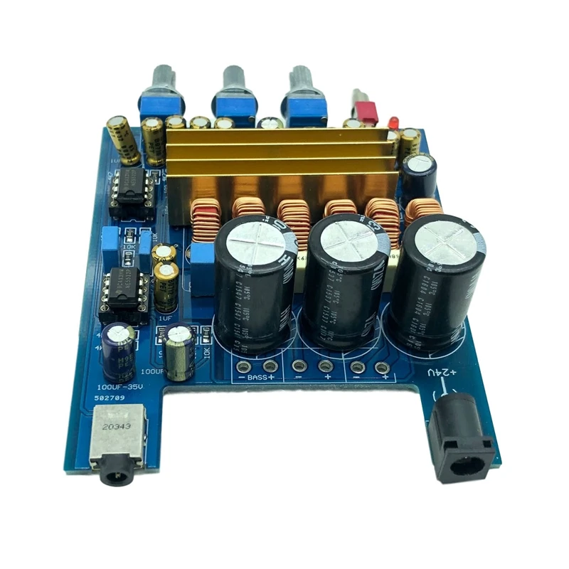 2.1 High Power Digital Power Amplifier Board TPA3116 100W+2X50W Class D Amplifier Board
2.1 High Power Digital Power Amplifier Board TPA3116 100W+2X50W Class D Amplifier Board