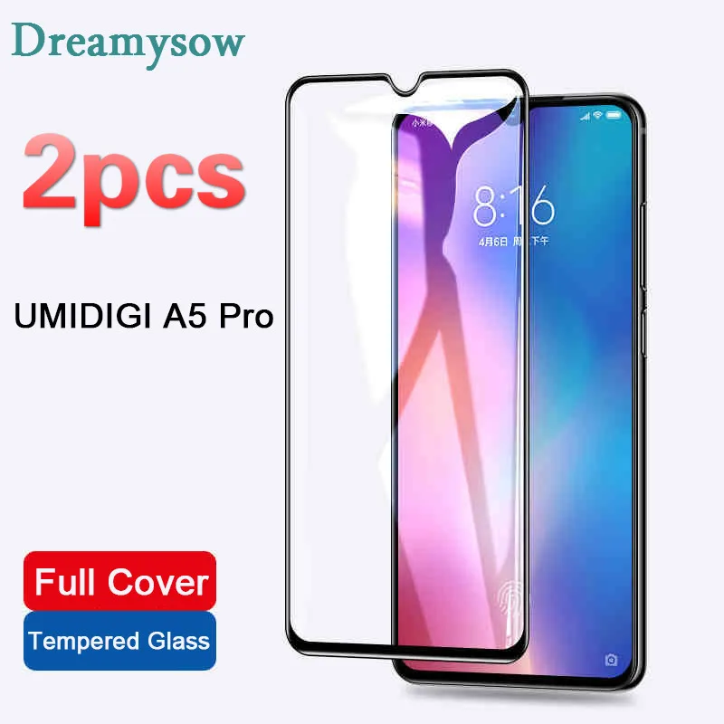 

2pcs Full screen protector Tempered Glass for UMI UMIDIGI S3 Pro protective glass film for UMI UMIDIGI A5pro Tempered Glass
