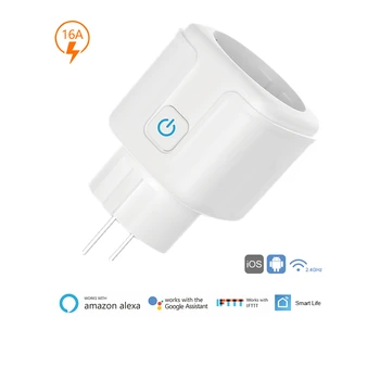 Wifi Remote Control Smart Plug 16A Power Energy Monitor Smart Socket EU FR Outlets works with Alexa Google Home IFTTT
Wifi Remote Control Smart Plug 16A Power Energy Monitor Smart Socket EU FR Outlets works with Alexa Google Home IFTTT