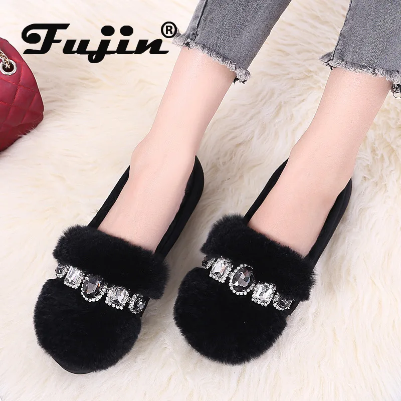 fujin women flats comfortable soft loafers high quality autumn winter flock suede Moccasins fur plush for autumn winter slippers
fujin women flats comfortable soft loafers high quality autumn winter flock suede Moccasins fur plush for autumn winter slippers