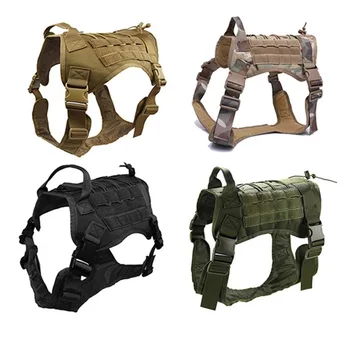 Dog Harness Breathable Outdoor Tactical Training Camo Dog Military clothes K9 harness adjustable size Vest For Medium Large Dog
Dog Harness Breathable Outdoor Tactical Training Camo Dog Military clothes K9 harness adjustable size Vest For Medium Large Dog