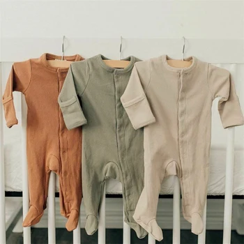 2020 Baby Spring Autumn Clothing Newborn Infant Baby Boy Girl Cotton Romper Knitted Ribbed Jumpsuit Solid Clothes Warm Outfit
2020 Baby Spring Autumn Clothing Newborn Infant Baby Boy Girl Cotton Romper Knitted Ribbed Jumpsuit Solid Clothes Warm Outfit