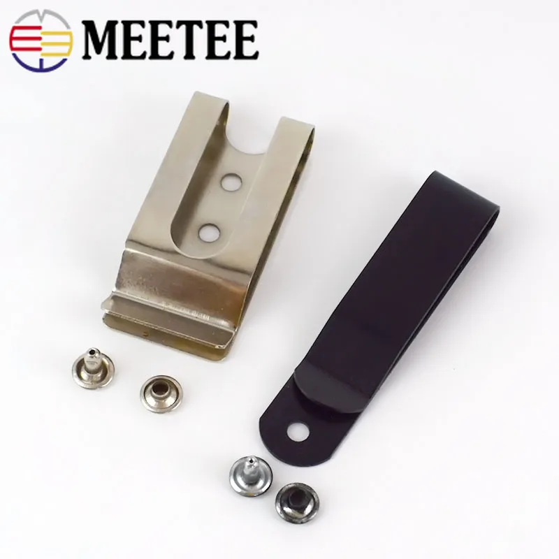 Meetee 2pcs 5.5/6.7cm Metal Belt Clips Hardware Buckle Hook for Pockets Wallet Key Hooker DIY Accessories Silver Black BF219
Meetee 2pcs 5.5/6.7cm Metal Belt Clips Hardware Buckle Hook for Pockets Wallet Key Hooker DIY Accessories Silver Black BF219