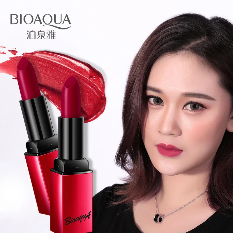BIOAQUA Velvet Matte Moisturizing Lipstick Lip Makeup Korean Cosmetics Color Evenly Without Fading Smooth Tender Lipstick Beauty
BIOAQUA Velvet Matte Moisturizing Lipstick Lip Makeup Korean Cosmetics Color Evenly Without Fading Smooth Tender Lipstick Beauty