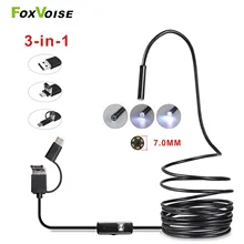 3 in1 7MM USB Type-C Endoscope IP67 Waterproof Snake Camera With 6 Led for Windows & Macbook PC Android Endoscope
3 in1 7MM USB Type-C Endoscope IP67 Waterproof Snake Camera With 6 Led for Windows & Macbook PC Android Endoscope