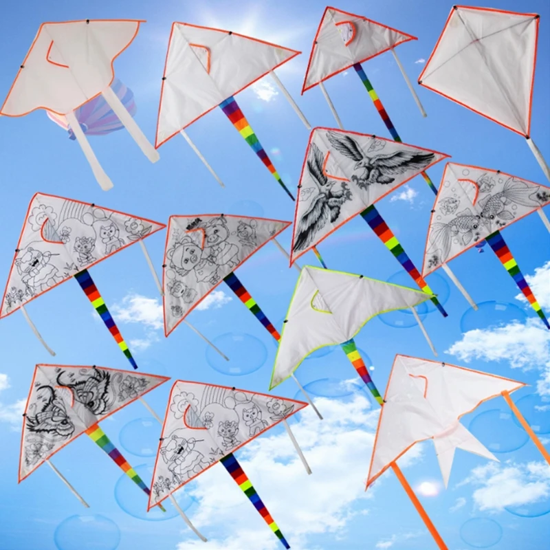 2020 DIY Lightweight Graffiti Kite 1 Set Outdoor Diy Kite for Creative Kite Kit Flying Toys Children Kids gift Drop shipping
2020 DIY Lightweight Graffiti Kite 1 Set Outdoor Diy Kite for Creative Kite Kit Flying Toys Children Kids gift Drop shipping