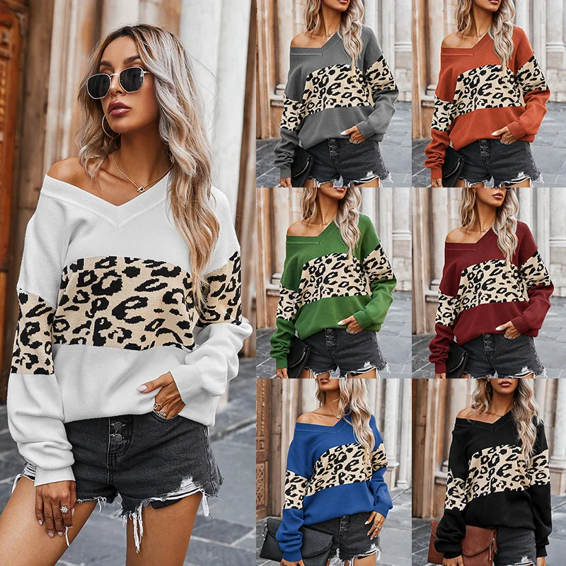 2022 Autumn Winter Mohair Leopard Sweater Women Pullover Plus Size Womens Sweaters High Quality Knitted Oversized Sweater Jumper
2022 Autumn Winter Mohair Leopard Sweater Women Pullover Plus Size Womens Sweaters High Quality Knitted Oversized Sweater Jumper