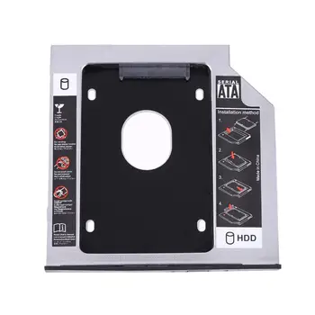 SATA to SATA 2nd HDD Caddy 9mm SSD Case Hard Disk Drive Enclosure for CD-ROM Disk Drive Bay
SATA to SATA 2nd HDD Caddy 9mm SSD Case Hard Disk Drive Enclosure for CD-ROM Disk Drive Bay