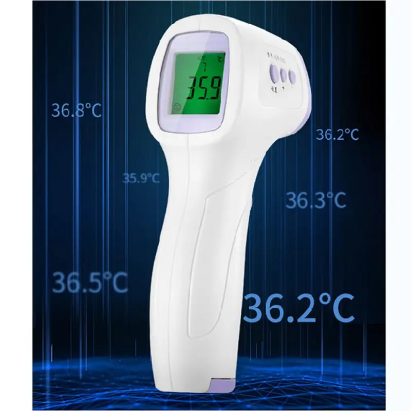 Non-contact Infrared Forehead Thermometer Portable Accurate Digital Thermometer
Non-contact Infrared Forehead Thermometer Portable Accurate Digital Thermometer