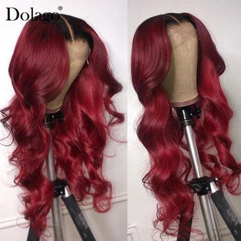 360 Lace Frontal Wig 1B 99J Body Wave Lace Front Human Hair Wigs With Baby Hair Black Ombre Burgundy Colorful Purple Red Dolago
360 Lace Frontal Wig 1B 99J Body Wave Lace Front Human Hair Wigs With Baby Hair Black Ombre Burgundy Colorful Purple Red Dolago