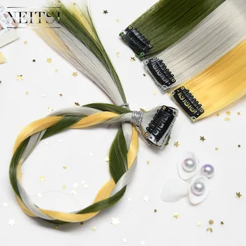 Neitsi 20'' One Set Synthetic Hair Extensions Straight Long Clip In One Piece Ombre Color Hairpiece 3 Color 6pcs/set
Neitsi 20'' One Set Synthetic Hair Extensions Straight Long Clip In One Piece Ombre Color Hairpiece 3 Color 6pcs/set