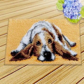 Latch Hook Rug Kits DIY Dog Carpet Mat Crochet Hook Embroidery Cross Stitch Stitch Thread Carpet DIY 30 x 50cm
Latch Hook Rug Kits DIY Dog Carpet Mat Crochet Hook Embroidery Cross Stitch Stitch Thread Carpet DIY 30 x 50cm