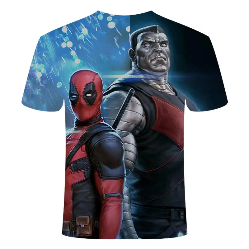 American anime Deadpool Shirt Tee 3D printing T-shirt large size men and women fitness clothing men's shirt fun casual T-shirt American anime Deadpool Shirt Tee 3D printing T-shirt large size men and women fitness clothing men's shirt fun casual T-shirt