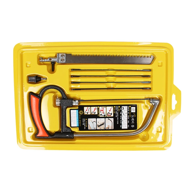 Multi-Function 8 in 1 Magic Hand Saw DIY Metal Wood Glass Kit 6 Blades Model Multi Purpose Hobby Portable Hacksaw Set Woodworkin
Multi-Function 8 in 1 Magic Hand Saw DIY Metal Wood Glass Kit 6 Blades Model Multi Purpose Hobby Portable Hacksaw Set Woodworkin