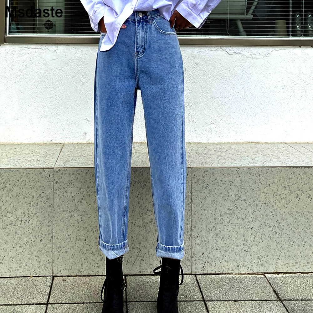 Jeans Woman High Waist Female Harem Trousers 100% Cotton 5 Colors Vintage Casual Ladies Ankle-length Denim Pants Women Jeans
Jeans Woman High Waist Female Harem Trousers 100% Cotton 5 Colors Vintage Casual Ladies Ankle-length Denim Pants Women Jeans