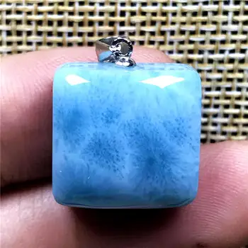 Natural Blue Larimar Necklace Pendant For Women Man 19x12x6mm Rectangle Beads 925 Silver Crystal Dominica Stone Jewelry AAAAA
Natural Blue Larimar Necklace Pendant For Women Man 19x12x6mm Rectangle Beads 925 Silver Crystal Dominica Stone Jewelry AAAAA