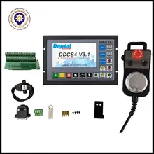 CNC Controller DDCSV3.1 3/4 Axis 500KHz G-Code Offline +4 axis Emergency Stop Electronic Handwheel MPG for CNC Router Engraving
CNC Controller DDCSV3.1 3/4 Axis 500KHz G-Code Offline +4 axis Emergency Stop Electronic Handwheel MPG for CNC Router Engraving