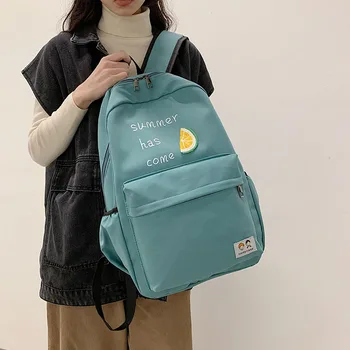 Backpack New Style Fashion School Bag Women's Korean-style Campus High School Students Simple Versatile Hipster Backpack
Backpack New Style Fashion School Bag Women's Korean-style Campus High School Students Simple Versatile Hipster Backpack