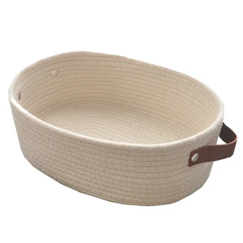 Cotton Rope Storage Basket Thickened Cotton Simple Snack Cosmetics Box Blanket Laundry Toy Storage Basket 2019
Cotton Rope Storage Basket Thickened Cotton Simple Snack Cosmetics Box Blanket Laundry Toy Storage Basket 2019