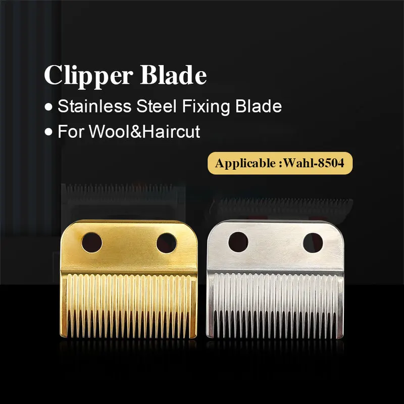 Pro Haircut Clipper Blade 30 Degree Cutting Technology Fast and Safe R-type Sharp Cutter Head Stainless Steel Fixing Blade 8504
Pro Haircut Clipper Blade 30 Degree Cutting Technology Fast and Safe R-type Sharp Cutter Head Stainless Steel Fixing Blade 8504