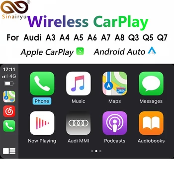 NEW Wireless Apple Carplay and Android Auto Interface box For AUDI A3 A4 Q3 Q5 Original Screen Update MMI system Mirror-link
NEW Wireless Apple Carplay and Android Auto Interface box For AUDI A3 A4 Q3 Q5 Original Screen Update MMI system Mirror-link