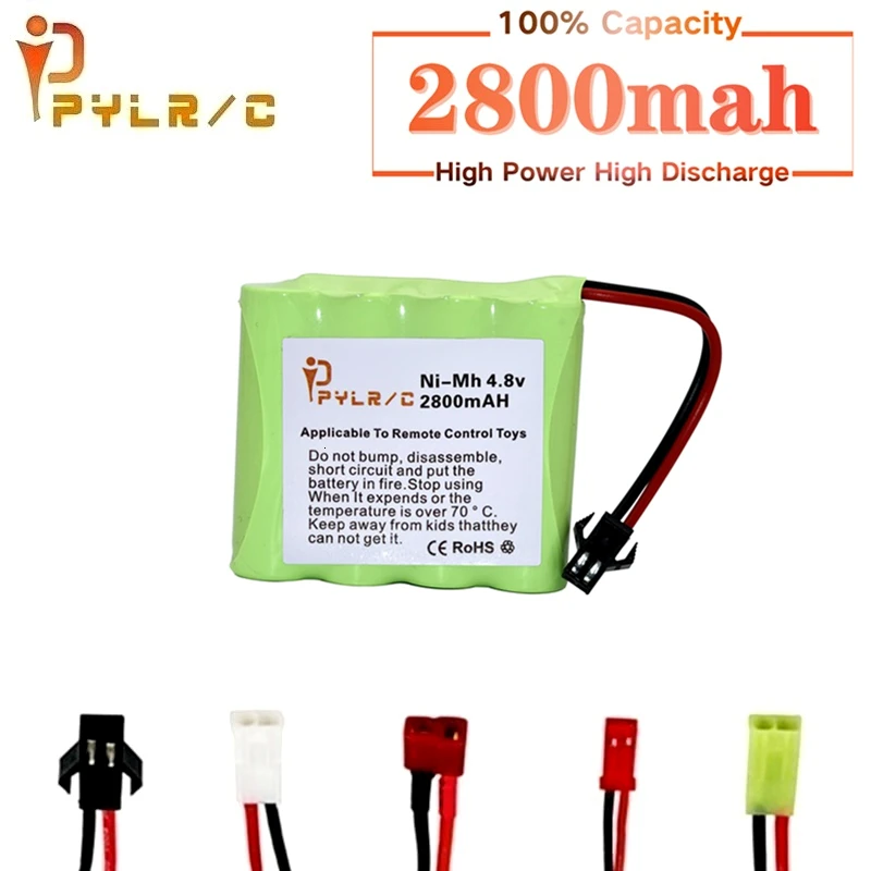 4.8v Rechargeable Battery For Rc toys Car Tanks Robots Gun 2800mah Ni-MH Battery AA 4.8v 2800mah Batteries Pack For Rc Boat 1PCS
4.8v Rechargeable Battery For Rc toys Car Tanks Robots Gun 2800mah Ni-MH Battery AA 4.8v 2800mah Batteries Pack For Rc Boat 1PCS