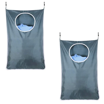 2 Pcs Hanging Laundry Hamper Bag,Over the Door High Capacity Laundry Hamper,for Holding Clothes&Saving Space
2 Pcs Hanging Laundry Hamper Bag,Over the Door High Capacity Laundry Hamper,for Holding Clothes&Saving Space
