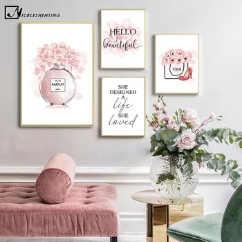 Flower Perfume Fashion Quotes Painting Makeup Artwork Poster Floral Canvas Print Wall Art Picture Modern Girl Room Decoration 
Flower Perfume Fashion Quotes Painting Makeup Artwork Poster Floral Canvas Print Wall Art Picture Modern Girl Room Decoration