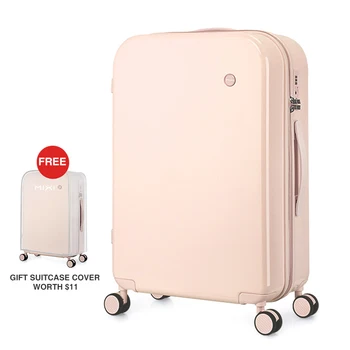 

Mixi Women Luggage PC Suitcase Travel Trolley Case Men Mute Spinner Wheels Rolling Luggage Case TSA Lock Carry Ons M9236