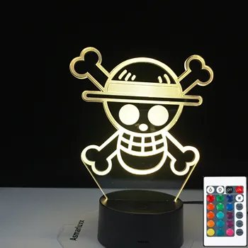 Anime ONE PIECE Kids Night Light Led Touch Sensor Colorful Nightlight for Child Bedroom Decoration Cool Desk 3d Lamp Gift
Anime ONE PIECE Kids Night Light Led Touch Sensor Colorful Nightlight for Child Bedroom Decoration Cool Desk 3d Lamp Gift