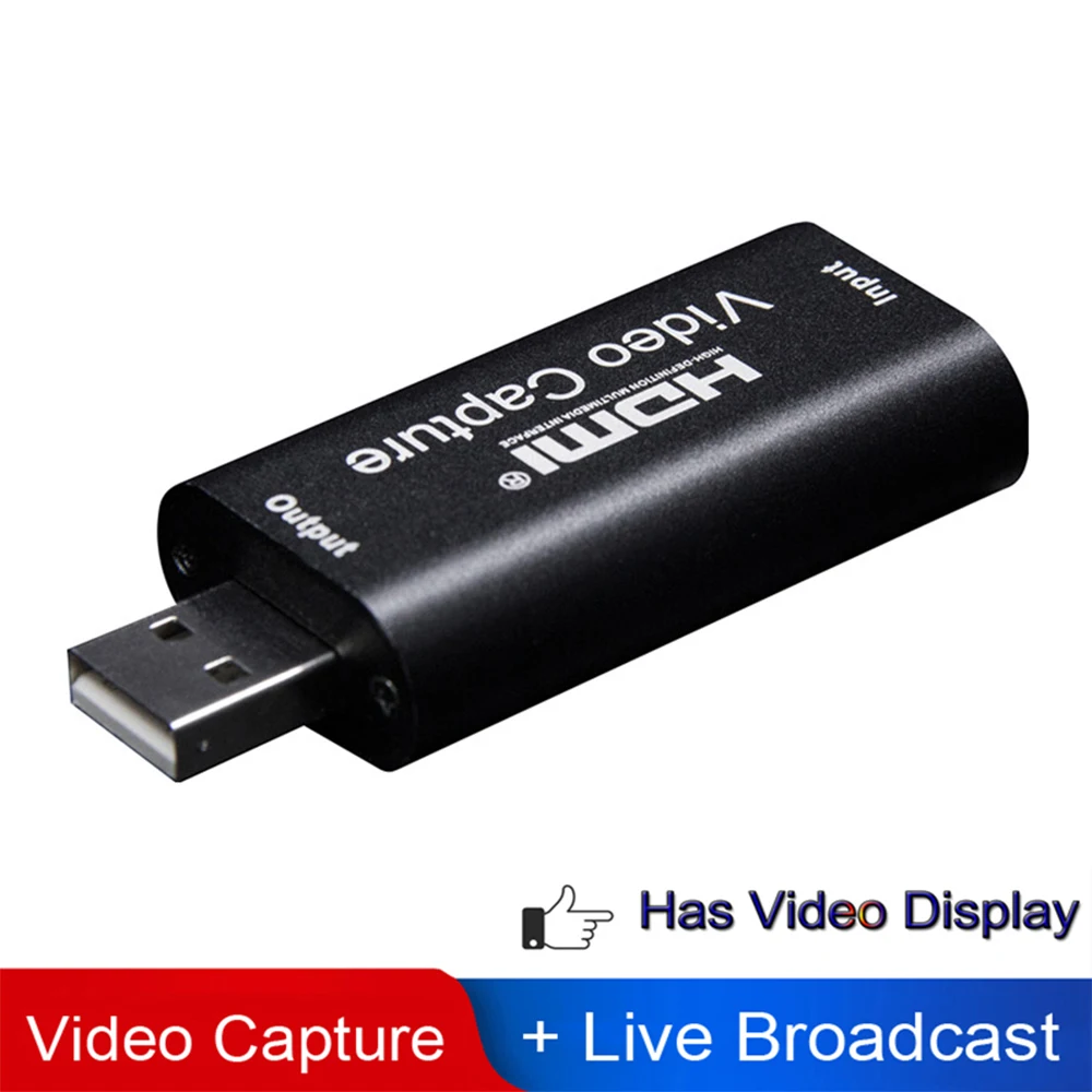 Фото Мини карта видеозахвата USB 2 0 HDMI видео Захват коробка записи fr PS4 игра | DVR-карты (4001037745186)