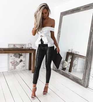 Womens Ladies PVC Leather High Waist PU Leggings Wet Look Stretch Trousers Pants
Womens Ladies PVC Leather High Waist PU Leggings Wet Look Stretch Trousers Pants