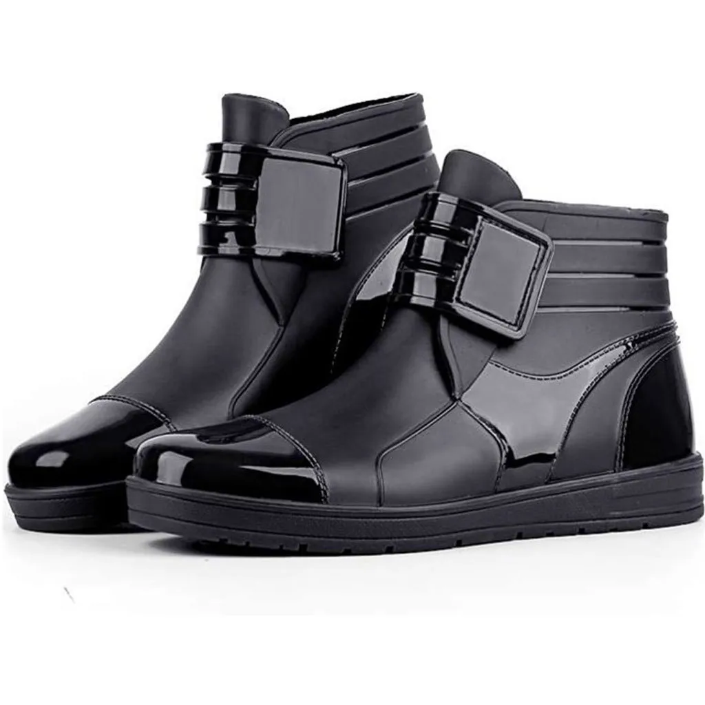 JAYCOSIN Men's Rain Boots Hot Sale PVC Waterproof Ankle Boots Non-Slip High Quality Low Top Male Rubber Rainny Shoes Black Blue
JAYCOSIN Men's Rain Boots Hot Sale PVC Waterproof Ankle Boots Non-Slip High Quality Low Top Male Rubber Rainny Shoes Black Blue